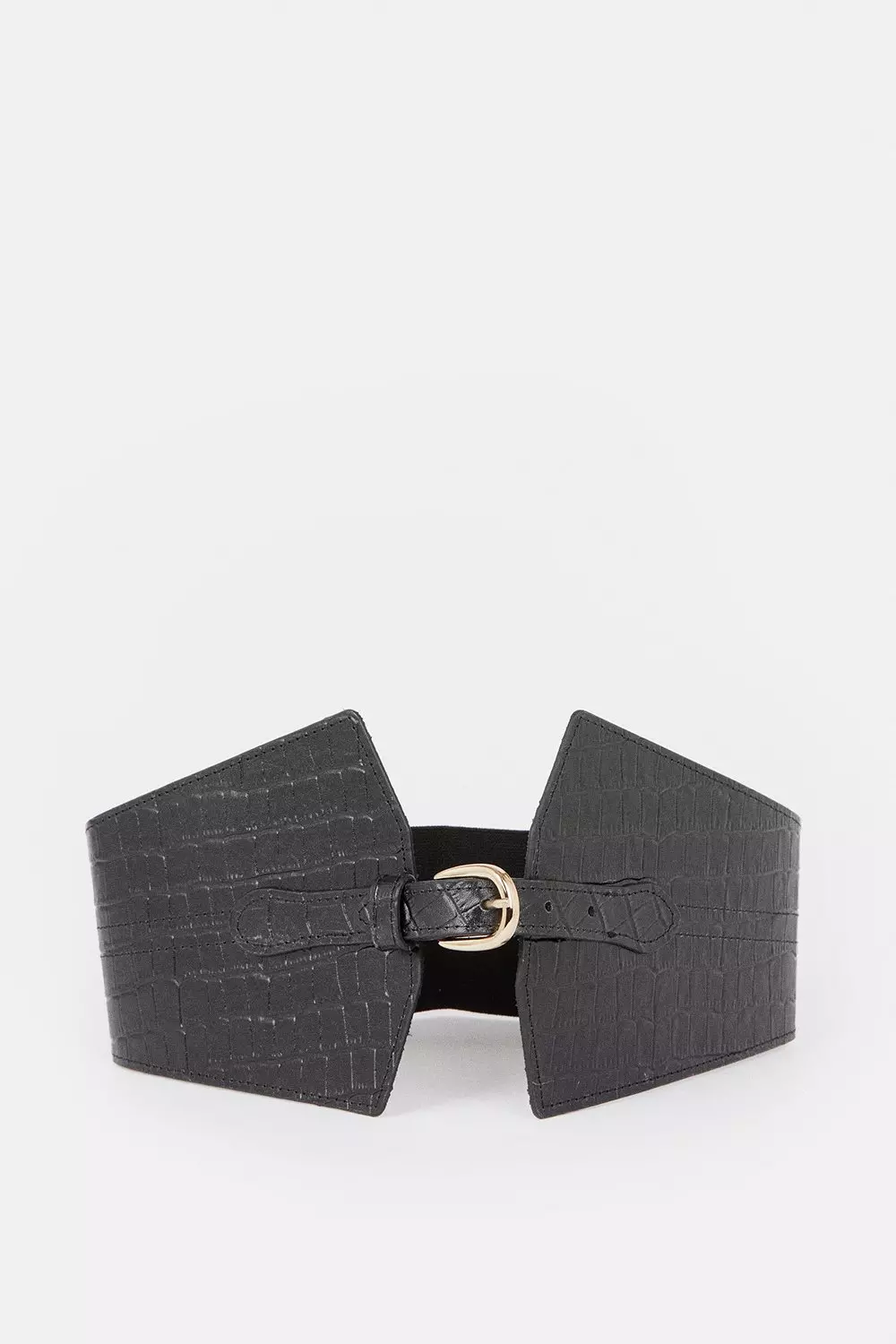 Leather Wide Waist Belt